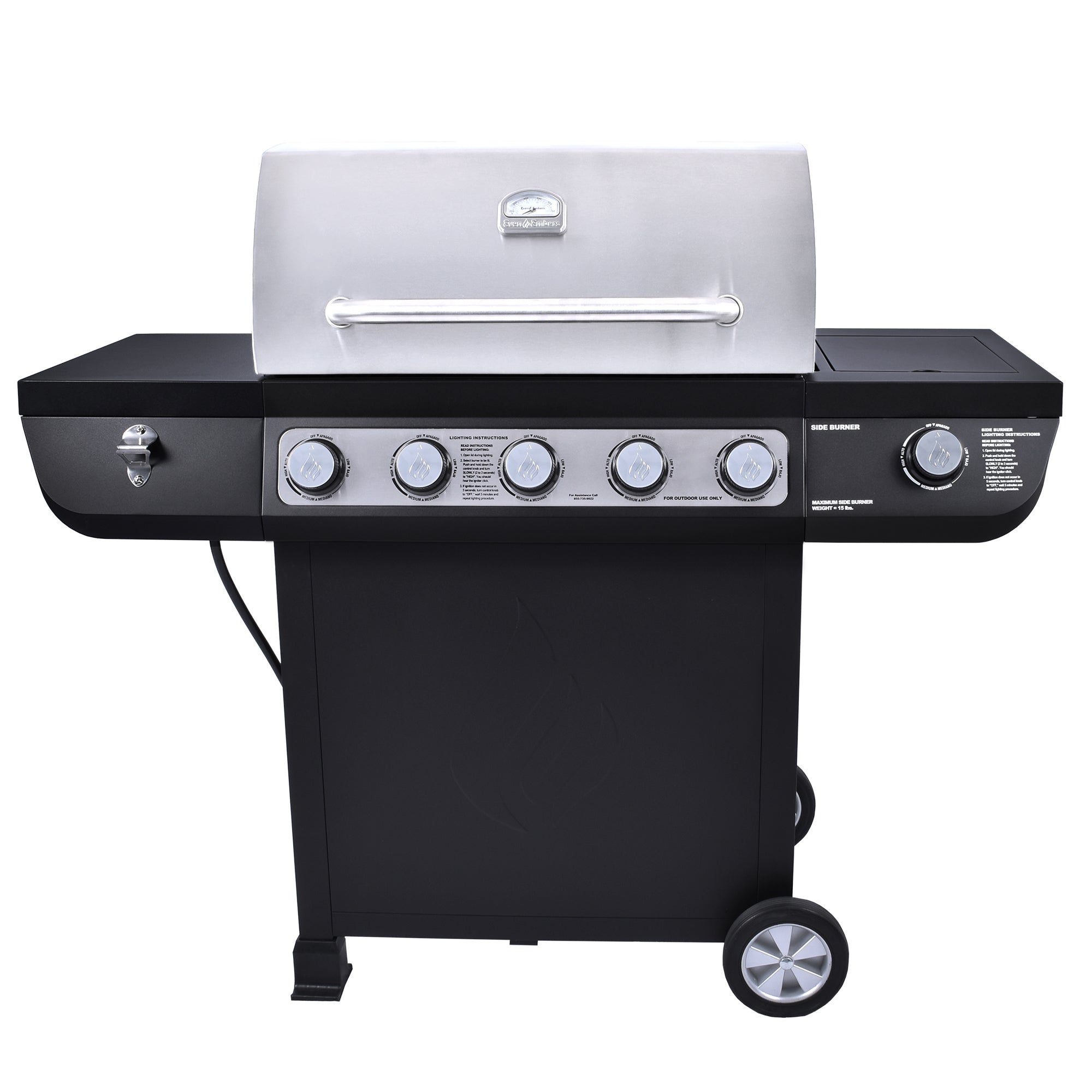Even Embers® 5-Burner Gas Grill - Inactive