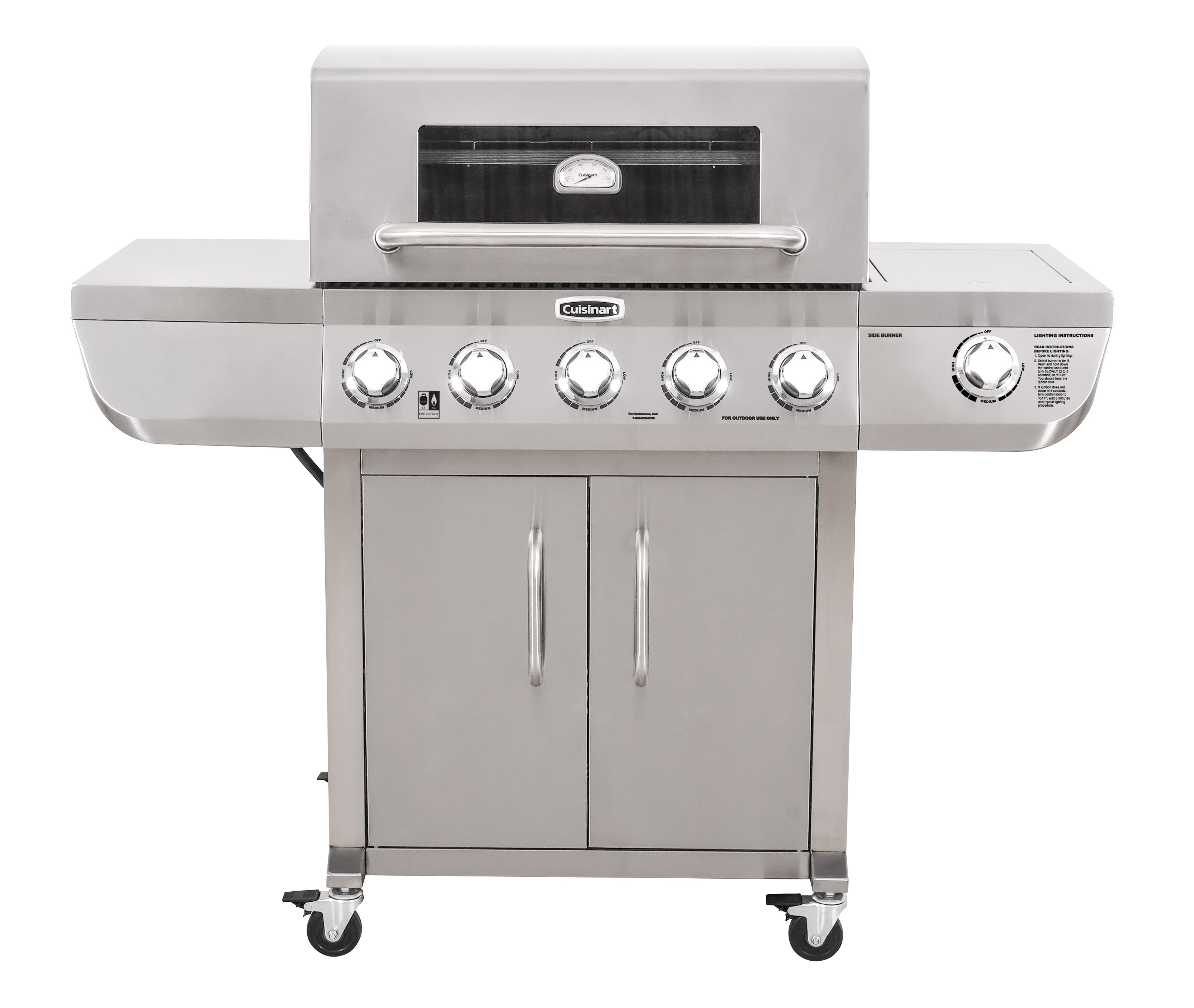 Cuisinart 5-Burner Dual Fuel Gas Grill (Propane/Natural Gas)