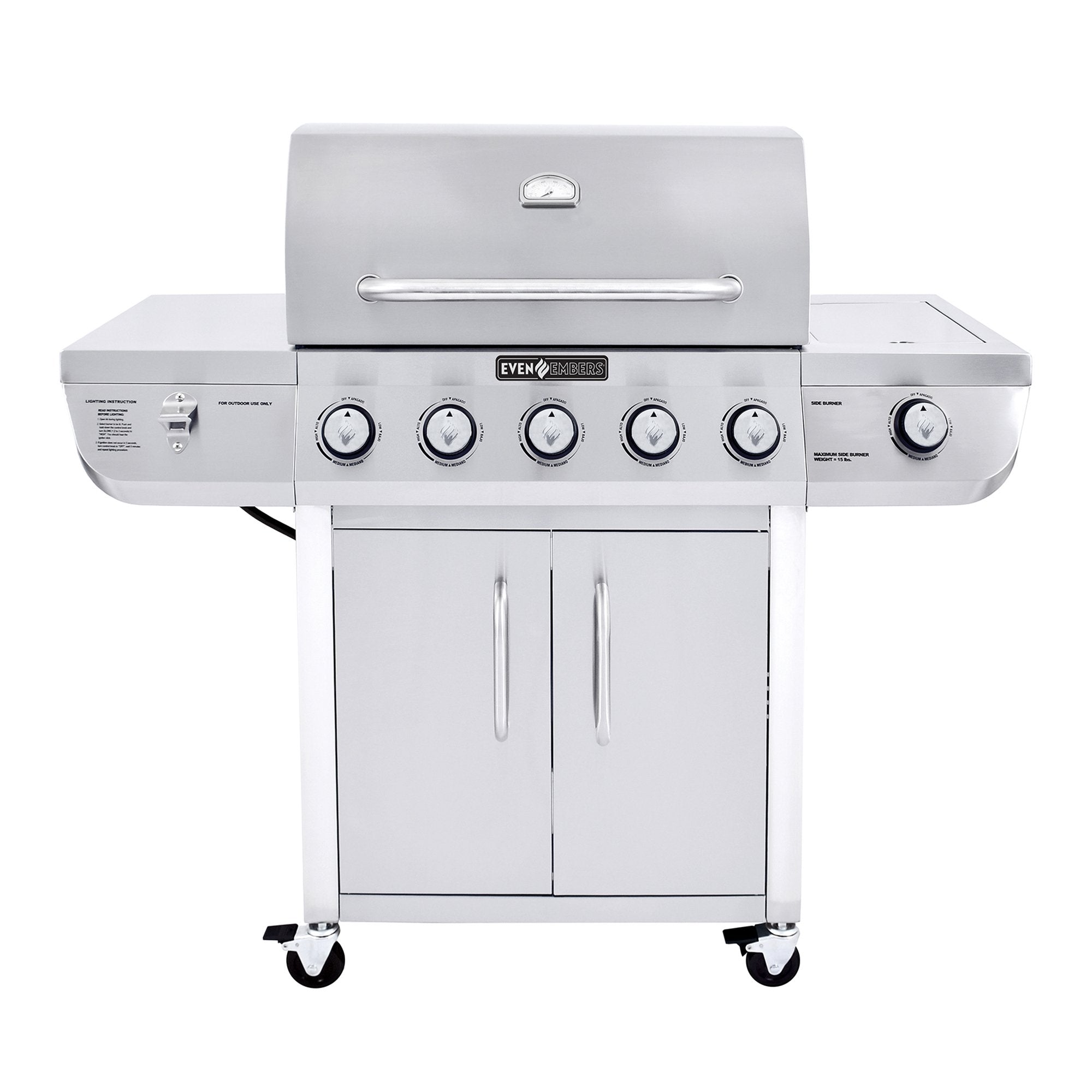 Even Embers® 5-Burner Stainless Steel Gas Grill